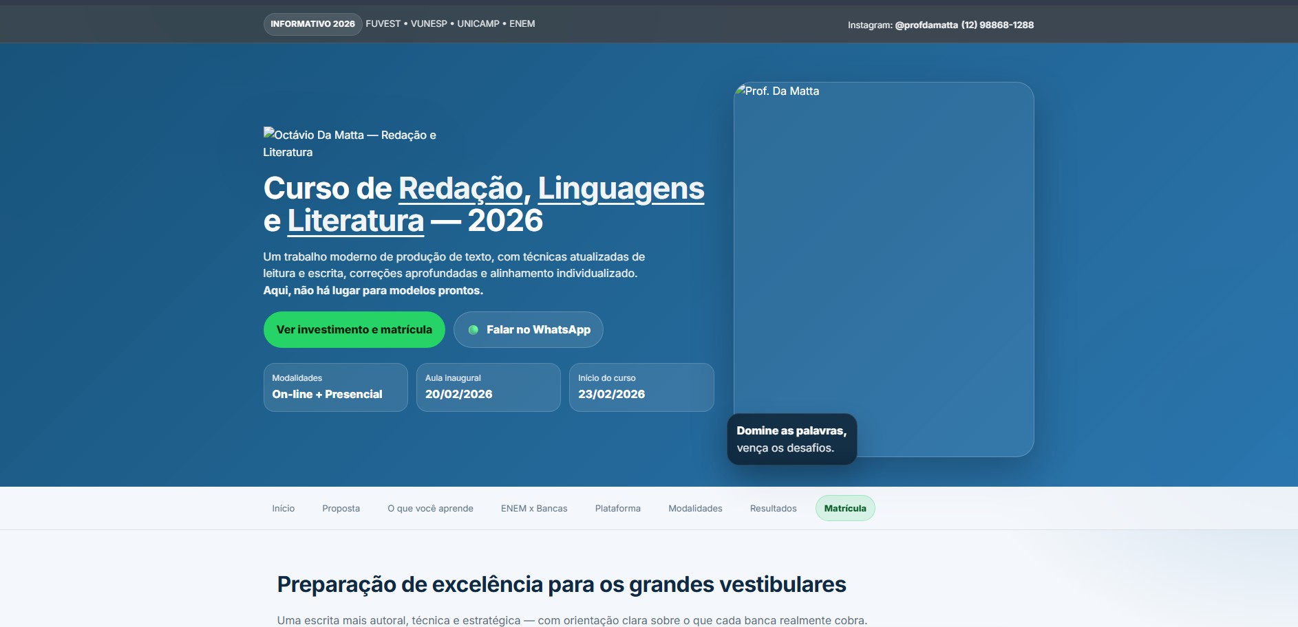 Resultados (imagem sugerida)